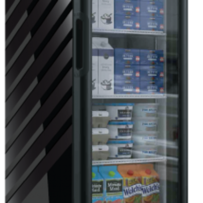 Akita AGM-8 20″ One Section Merchandiser Refrigerator with Glass Door, 7.7 cu. ft.