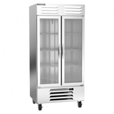 Beverage Air FB35HC-1G 39″ Two Glass Door Reach-In Freezer, Bottom Mount