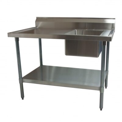 BK Resources BKMPT-3060S-R 60″ with Prep Sink(s) Work Table