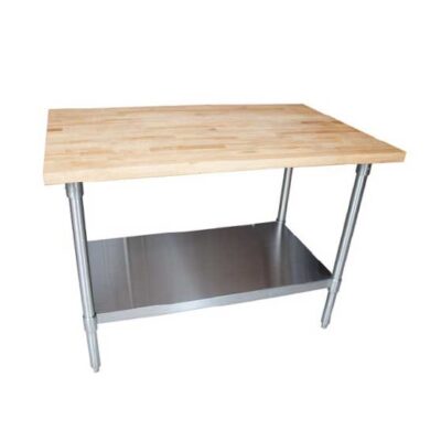 BK Resources MFTS-4836 48″ Wood Top Work Table