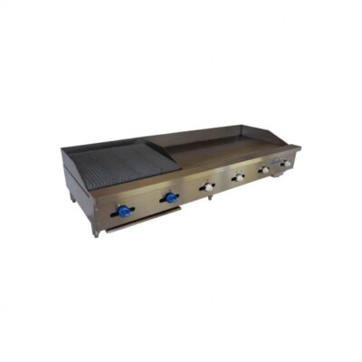 Comstock-Castle FHP72-42T-2.5RB 72″ Countertop Gas Griddle / Charbroiler