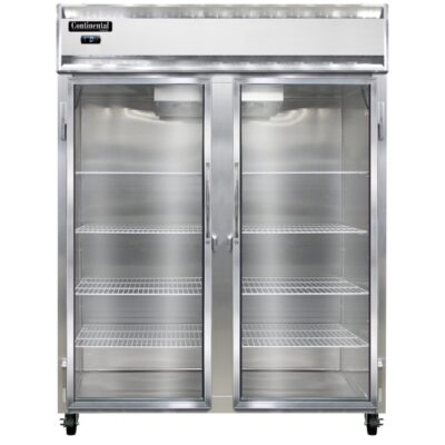 Continental Refrigerator 2FENGD 57″ Two Section Glass Door Reach-In Freezer