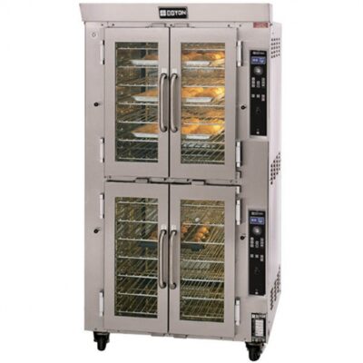 Doyon JA14 Double- Deck Electric Convection Oven w/ Programmable Controls, Full Size, Glass Doors