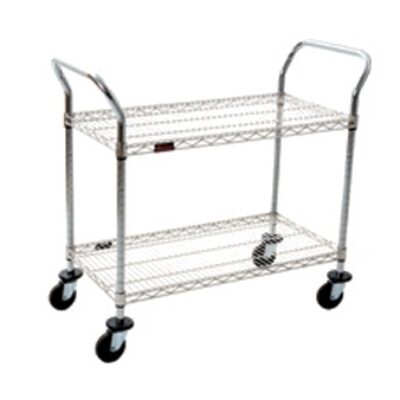 Eagle Group EU2-2136C 36″ Metal Wire Bussing Utility Transport Cart