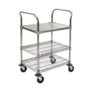 Eagle Group EU3-1824CS 24″ Metal Wire Bussing Utility Transport Cart