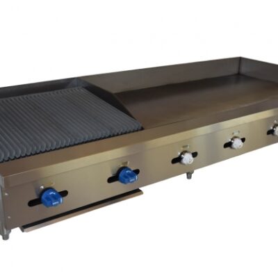 Comstock-Castle FHP72-48T-2RB 72″ Countertop Gas Griddle / Charbroiler