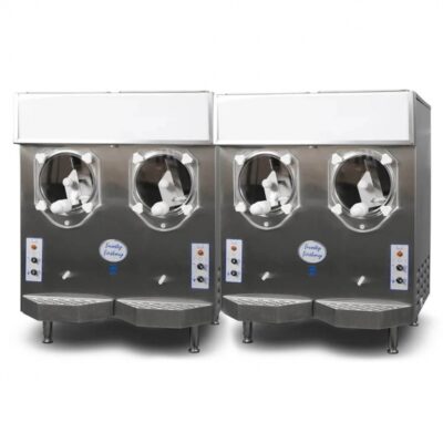 Frosty Factory 215R Non-Carbonated Frozen Drink Machine w/ (2) 12-Qt. Hoppers, 2 Dispensers, (1) remote condenser, Cylinder Type