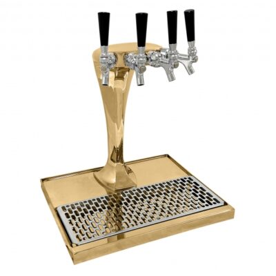 Glastender CBT-3-GF Cobra Draft Beer / Wine Dispensing Tower w/ 1 Tower, 3 Faucets, Air-Cooled