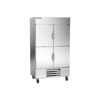 Beverage Air HBR44HC-1-HS 47″ 4 Solid Half-Door Reach-In Refrigerator, Bottom Mount