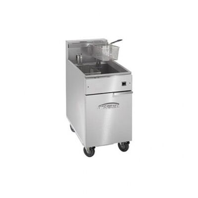 Imperial IFS-75-EU Full Pot Floor Model Electric Fryer w/ 75-lb., Thermostatic Controls, 2 Baskets