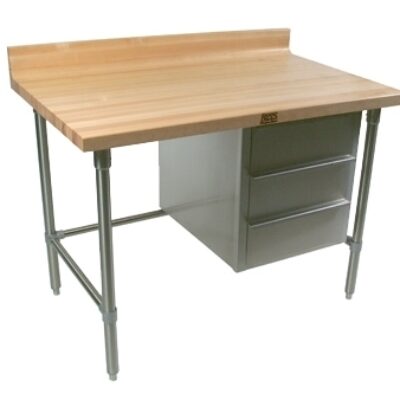 John Boos BT1S04 96″ Bakers Top Work Table