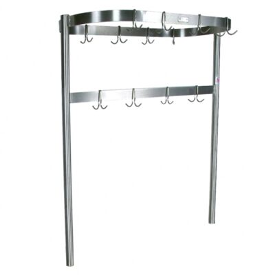 John Boos PRTC7 139″ Table-Mounted Pot Rack