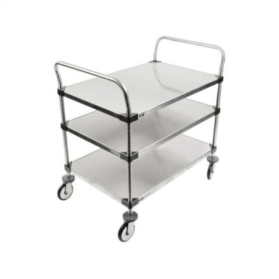 Metro MW208 Metal Bussing Utility Transport Cart