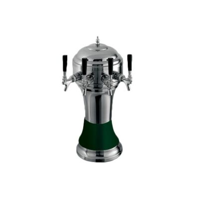 Perlick 4056GR4BPC Roma Draft Beer Dispensing Tower, 5 Faucets