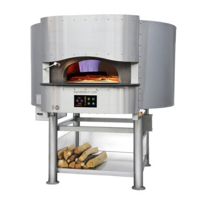 RositoBisani PG100 Wood / Coal / Gas Fired Pizza Oven w/ 39″ Cooking Chamber, Round, Indoor