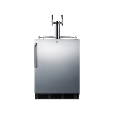 Summit SBC54OSBIADA 24″ 1 Tower Kegerator Dispenser, 5.5 cu. ft.