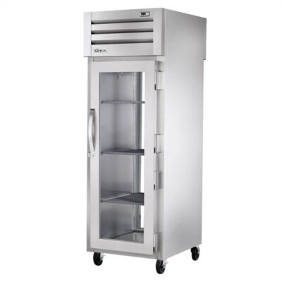 True STA1RPT-1G-1G-HC Spec Series Pass-Thru Glass Front / Glass Rear Swing Doors Refrigerator