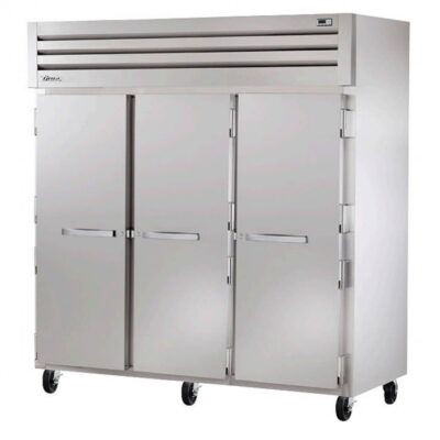 True STG3F-3S-HC 77″ SPEC SERIES® 3 Section Solid Swing Door Reach-In Freezer, 85 Cu. Ft.