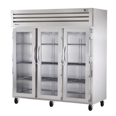 True STR3R-3G-HC 77″ Reach-In Three Section Glass Swing Door Refrigerator