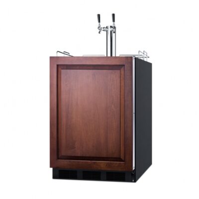 Summit SBC58BLBIADAIF 24″ 1 Tower Draft Beer Cooler Dispenser, 5.5 cu. ft.