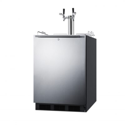 Summit SBC58BLBIADALOCK 1 Tower Kegerator Dispenser, 5.5 cu. ft.