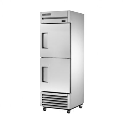 True TS-23F-2-HC 27″ Reach-In Solid Half Swing Door Stainless Steel Freezer, 23 Cu. Ft.