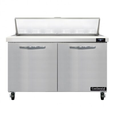 Continental Refrigerator SW48N12 48″ Sandwich / Salad Unit Refrigerated Counter